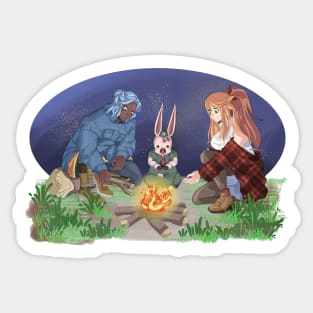 Camping Sticker